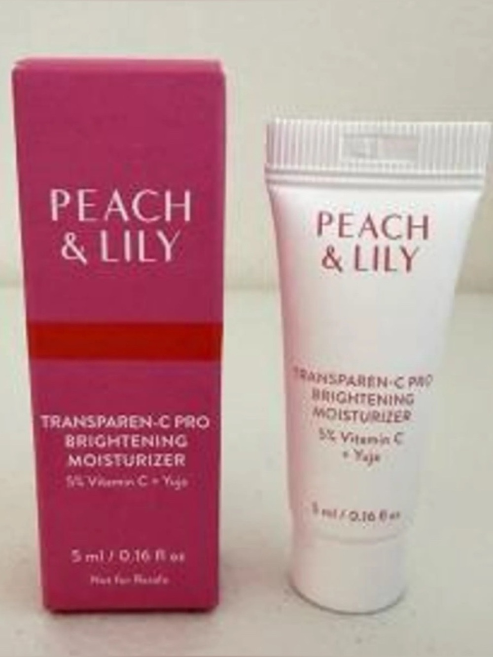 5/25$ NIB Peach & Lily Transparen-C Pro Brightening Moisturizer